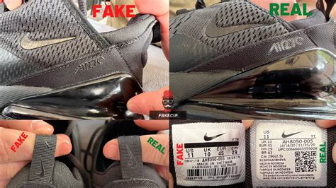 nike 270 counterfeit vs real